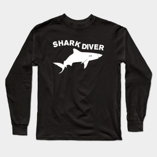 Shark diver Long Sleeve T-Shirt